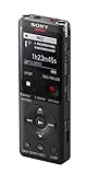 Sony ICD-UX570B.CE7 - Grabadora de Voz (4 GB Ampliable con SD, Micrófono Estéreo, LED de...