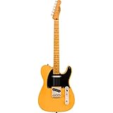 Squier by Fender Classic Vibe años '50 Telecaster, Guitarra Eléctrica, Diapasón de Arce,...