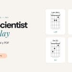 The Scientist de Coldplay: acordes de guitarra Lam, Fa, Do y Sol